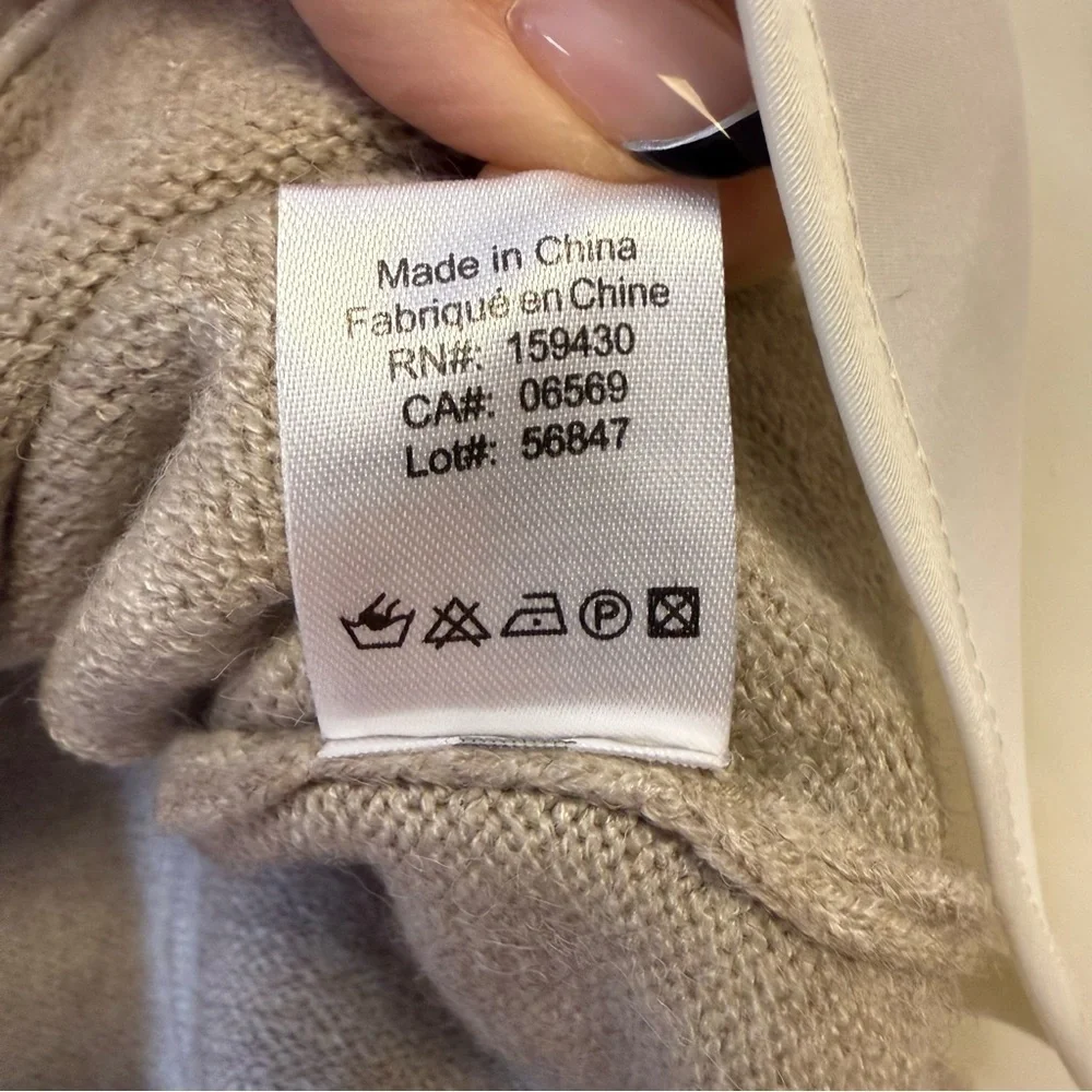 Elan All In One V-Neck Sweater Vest And Shirt Soft Cozy Women’s Size Small